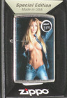 New Zippo  Usa Windproof Oil Lighter 81731  Handle With Care  Hope Street Brass