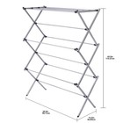 Mainstays Collapsible Steel Drying Rack - Oversized  Silver