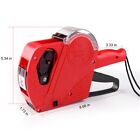 Price Tag Gun Digits Eos Price Gun Labeller Red 5500 Mx-5500 8  label Roll New