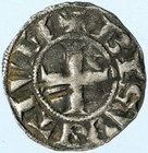 1200ad France Archbishopric Besancon Antique Silver Denier Medieval Coin I97622
