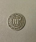 1852 Usa 3 Cents Silver Lower Grade Piece Type Coin 