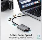 Acer Sd Card Reader  Usb A 3 0 To Micro Memory Aluminum Grey