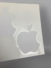 2 Genuine Apple Logo Stickers White Ipad Iphone Ipod Oem