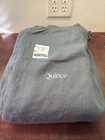 Nwot Quince Full Queen Duvet Cover Set Linen Nightfall 2 Shams