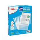 200 Sheet Protectors  Holds 8 5 X 11 Inch Sheets