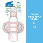 Silicone Soft Sippy Bottle W  Removable Handles Easy Grip Transition 6m New