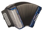 Hohner Corona Ii G c f Accordion - Pearl Dark Blue W  Gig Bag