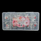 500pcs Short Coffin Nails Ballerina Nail Tips Full Cover Gel False Nails 10 Size
