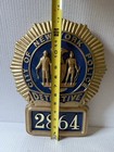 Large Nypd Detective Shield Wall Plaque New York Police Dept Memorabilia Prop 