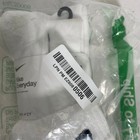 Nike Everyday Cotton Cushioned Dri-fit White 3 Pairs Crew Socks Unisex Large New