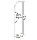 Auto Body Advertising Feather Flag Flutter Swooper Sign Banner Mechanic Services