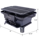 1cps Outdoor Camp Oval Cast Iron Grill Portable Grill Whit Cast Iron Skillet Usa