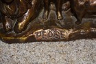 Bronze Statue Lamb Of God Peace Figurine Lion Shepherd Boy