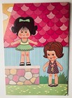 Vintage Lowe  2723 House Full Of Dolls Paper Dolls 1972 Uncut perfect 