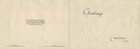 Oliver Vella - Inscribed Christmas   Holiday Card Signed Circa 1948