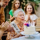 Funsachy 100th Birthday Sash   Rhinestone Tiara Set  100 Year Old Silver 