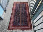 4x6ft Afghan Hand Knotted Vintage Area Rug Traditional Geometric Oriental Carpet