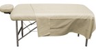 Poly Cotton Massage Table Sheet Set 3-piece 180 Thread Count - Oversized Flat