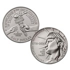 America 250 Enduring Liberty Half Dollar 1776-2026 Uncirculated Roll - D Mint