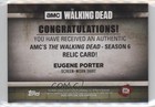 2017 Topps The Walking Dead Season 6 Relics Josh Mcdermitt As Eugene Porter Ki6