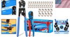 Multifunctional 2-piece Pex Tool Set  Ratchet Crimper   Cutter For Easy Plumbing