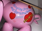Vintage Ringling Bros Barnum Bailey Circus Pink Elephant Juliette Inflatable