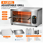 Electric Cheese Melter Grill Countertop Salamander Broiler 120-570  f Oven 2000w