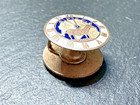 Antique Gold Filled   Enamel Bpoe Elks Double Sided Screw Back Pin I189