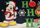 New Disney Mickey Mouse In Santa Suit  ho Ho Ho  Christmas Accent Rug 20  X 32 