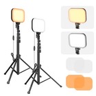 2-pack Led Video Light  Portable 3000-5500k Cri97  Studio Lights  62  Tripod