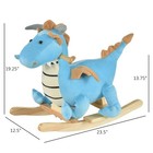 Baby Rocking Horse  Plush Animal Rocker W  Realistic Sound  Pedals