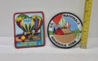 Vtg Hot Air Balloon Patches Patch Set Of 4  2 Pins  Nationals Indianola Iowa