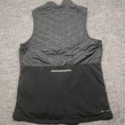 Nike Aerolayer Running Vest Mens Medium Black Quilted Full Zip Cj5478 Zip Golf