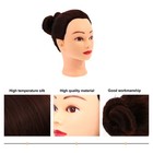 Hairdressing Mannequin Head Training Long Hair Styling 38 Cm