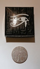 2016 2 Oz Horus Egyptian Relic  999 Silver Coin With Box Bu  a415 Antique Finish