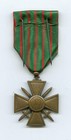 Wwi France French 1914-1917 Croix De Guerre Medal With Hanger  one Star 
