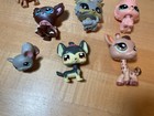 Lot Of 10 Hasbro Littlest Pet Shop Lps Figures