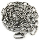 6 56ft M6 Chain 2pc M6 Quick Link Stainless Steel Chain Industrial Rope Chain