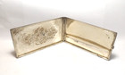 Antique 148g Arabic Eastern Persian Ottoman Solid Silver Cigarette Case C1920