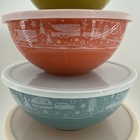 Camp Casual Melamine Nesting Picnic Camping Bowl Set Of 4 W  Lids