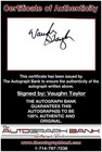 Vaughn Taylor Authentic Signed Pga Notecard W certificate Autographed  a0001 