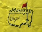 Phil Mickelson Signed Undated Masters Flag Golf Autograph Psa Coa