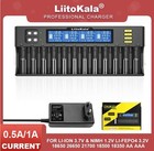 Liitokala Lii-s12 12-slot Battery Charger For Li-ion Imr Lifepo4 Ni-mh Aa Aaa Au