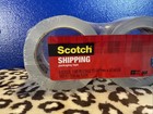 Scotch Heavy Duty Shipping Packing Tape  Clear  Holiday 3 Rolls  Clear 