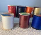Vintage Sewing Thread Spools Set Of 10 