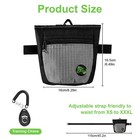 Outdoor Dog Training Treat Pouch Clicker Zipper Poop Bag Holder Adjustable Strap