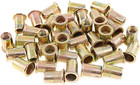 100pcs M8 Rivet Nuts Metric Zinc Plated Rivet Nut Carbon Steel Rivet Nut Flat   
