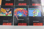 36x Super Nintendo Snes Manual Inserts Lot Capcom Metroid Castlevania Taito Sony