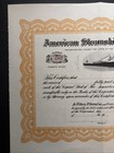 American Steamship Stock Certificate John J Boland Great Lakes Freighter Buffalo