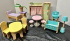 Kidkraft Dollhouse Furniture Lot Of 15 Kitchen Nursery Outdoor